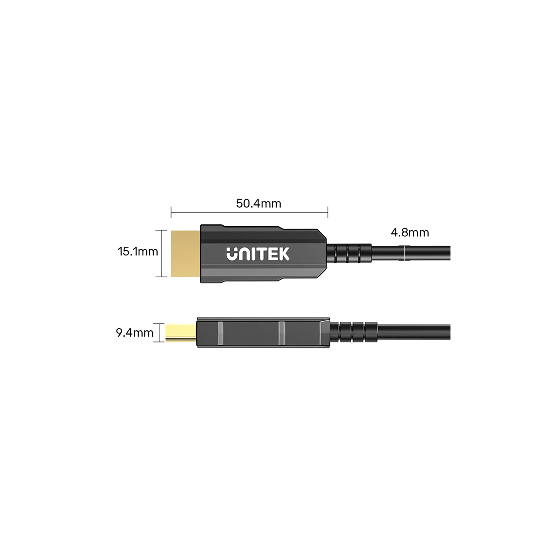 Unitek 4K 60Hz HDMI 2.0 Fiber Optic Cable 30M in Qatar Unitek 4K 60Hz HDMI 2.0 Fiber Optic Cable 30M in Qatar